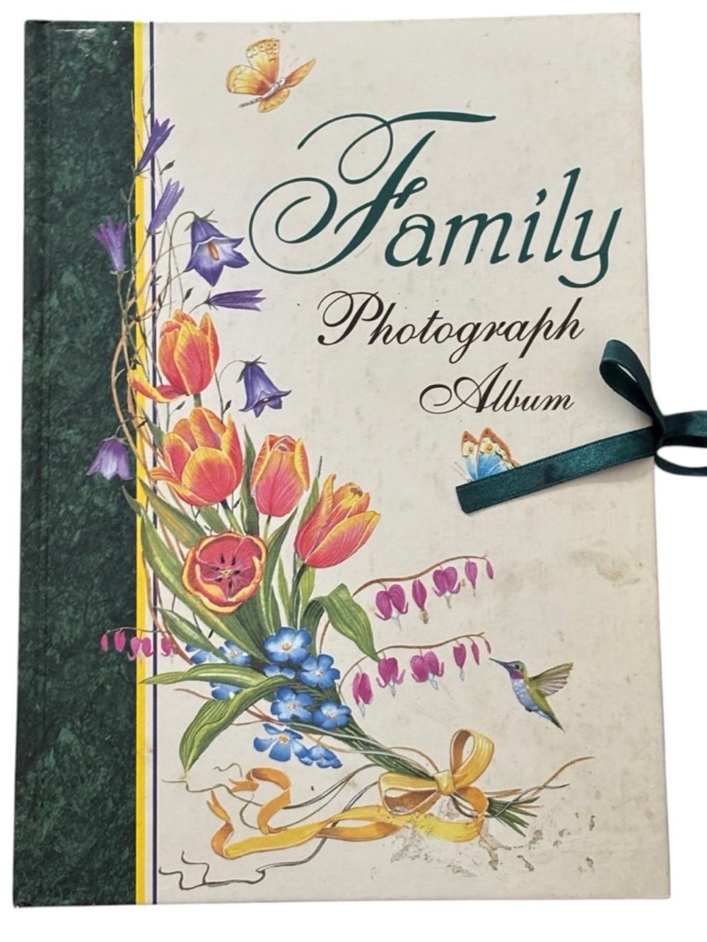 VTG Nichols Industries (1997) Family Photograph Album Floral Die Cut Version